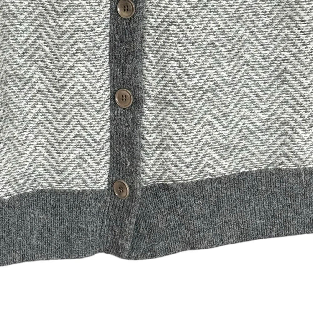 Banana Republic Mohair Wool Blend Gray Longline Cardigan Size S